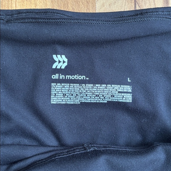 All In Motion Black Pleated Athletic Tennis Golf Skirt with shorts size large - Picture 4 of 7